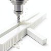 ZEONHAK UHMW Plastic Tapping Block 12x2.4x2.4 Inches Self Lubricating-6