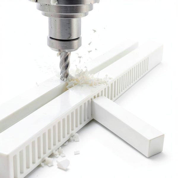 ZEONHAK UHMW Plastic Tapping Block 12x2.4x2.4 Inches Self Lubricating-6