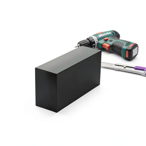 LinyAlmY HDPE Black Plastic Block 6.18x3.07x1.97 Inch Two-Pack-6