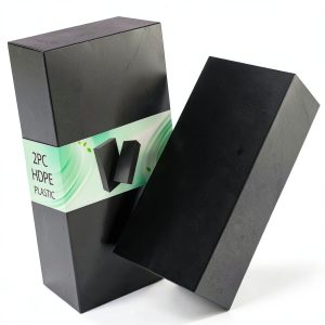 LinyAlmY HDPE Black Plastic Block 6.18x3.07x1.97 Inch Two-Pack-0
