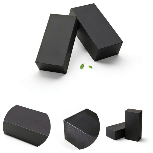 LinyAlmY HDPE Black Plastic Block 6.18x3.07x1.97 Inch Two-Pack-2