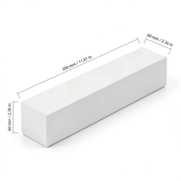 ZEONHAK UHMW Plastic Tapping Block 12x2.4x2.4 Inches Self Lubricating-1