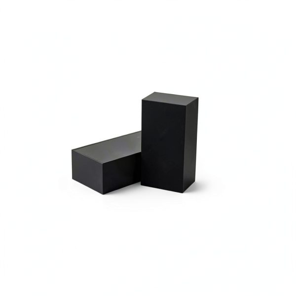 LinyAlmY HDPE Black Plastic Block 6.18x3.07x1.97 Inch Two-Pack-5