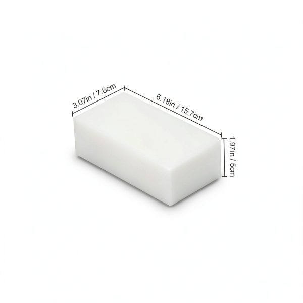 Lxmxgk HDPE Plastic Block 2x3x6 Inch – High Density Easy‑Cut-1