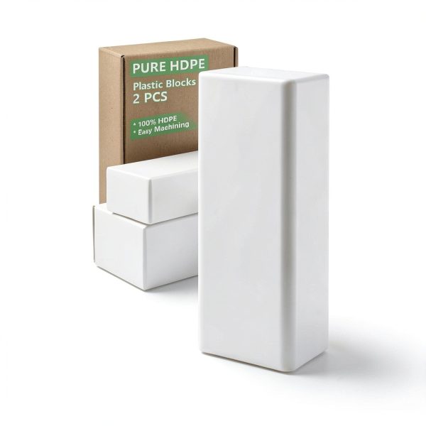 HDPE Plastic Blocks 6x3x2 Inch Kevenal Pure Virgin HDPE Precision Cut-6