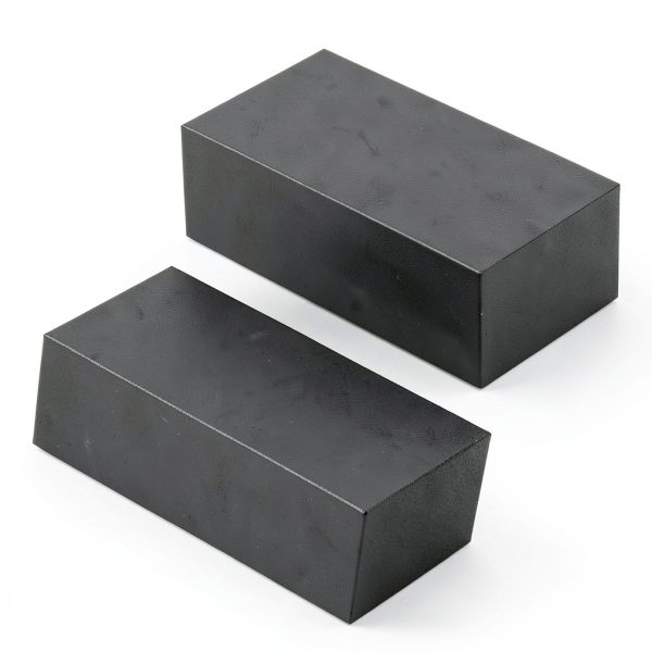 2PCS Black HDPE Plastic Block, Polyethylene Tapping Block, Polyethylene Solid Plastic Block for Machining, Flooring Home, Prototyping, Home Improvements, DIY Projects, Engineering (2" x 3" x 6")-0