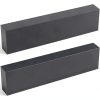 HDPE Plastic Block 2" x 3" x 12" Black 2pcs Solid Bars by Colingmill-0