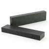 HDPE Plastic Block 2" x 3" x 12" Black 2pcs Solid Bars by Colingmill-1