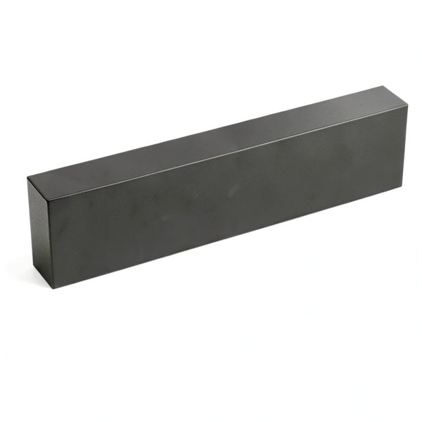 HDPE Plastic Block 2" x 3" x 12" Black 2pcs Solid Bars by Colingmill-3