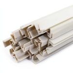 CGjiogujio ABS L Shape Right Angle Bars 4x4x250mm White 20pcs-0