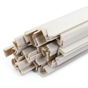 CGjiogujio ABS L Shape Right Angle Bars 4x4x250mm White 20pcs-0