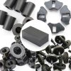 2PCS Black HDPE Plastic Block, Polyethylene Tapping Block, Polyethylene Solid Plastic Block for Machining, Flooring Home, Prototyping, Home Improvements, DIY Projects, Engineering (2" x 3" x 6")-6