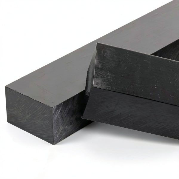 Lxmxgk Black HDPE Plastic Block 2x3x12 Inch for Machining and DIY-2
