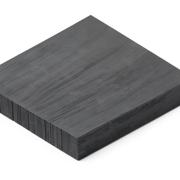 USA Sealing BULK-PS-ACB-1049 Black Acetal Plastic Bar, 1/2" Height, 1/2" Width, 12" Length-0