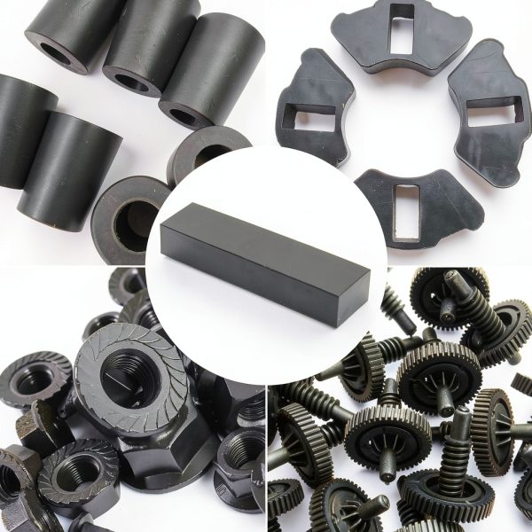 Lxmxgk Black HDPE Plastic Block 2x3x12 Inch for Machining and DIY-6